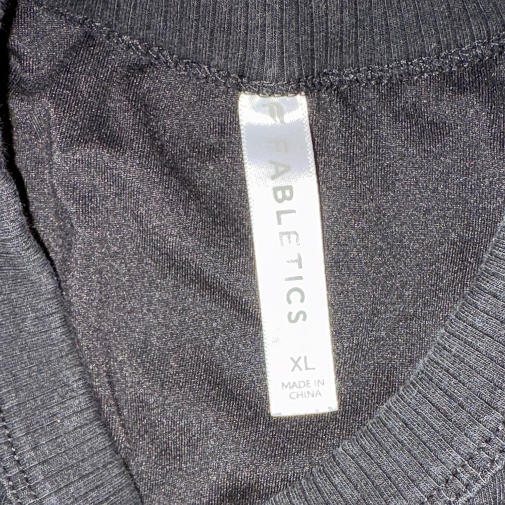 Fabletics Black Ribbed Tank Top - Picture 3 of 7
